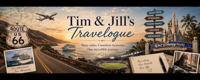 Tim and Jill's Travelogue Banner